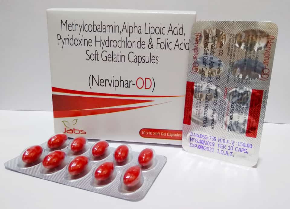 MECOBALAMIN Alpha Lipoic Acid PYRIDOXINE FOLIC ACID